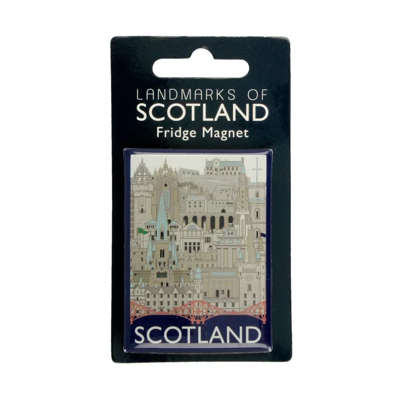 scottish landmarks epoxy magnet set