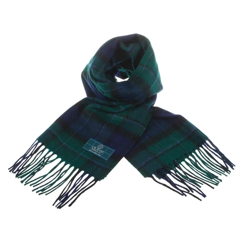 scottish maccallum clan tartan scarf lambswool