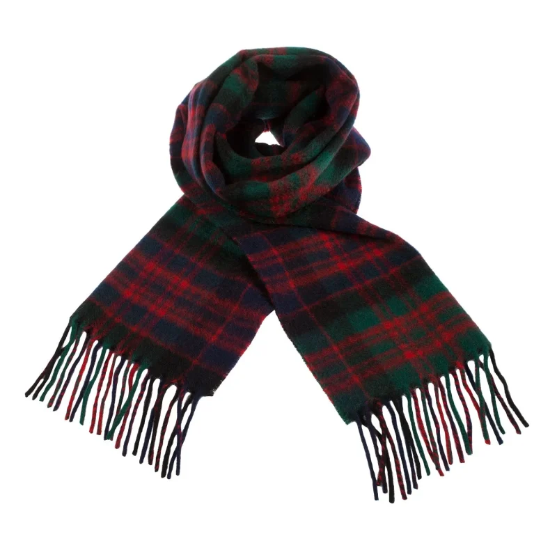 scottish macdonald clan tartan cashmere scarf