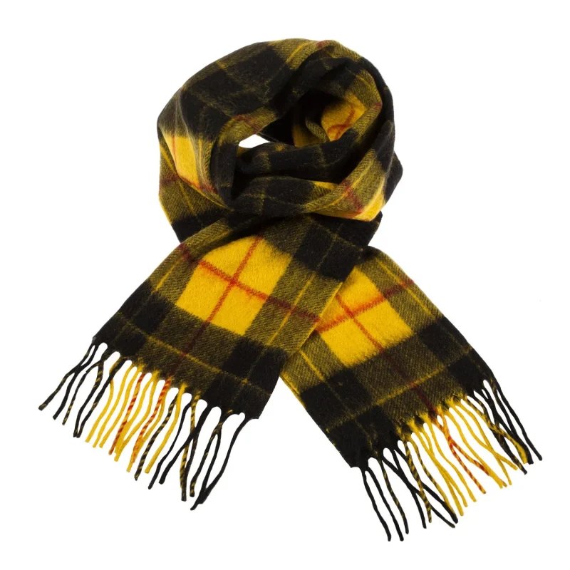 scottish macleod tartan cashmere scarf