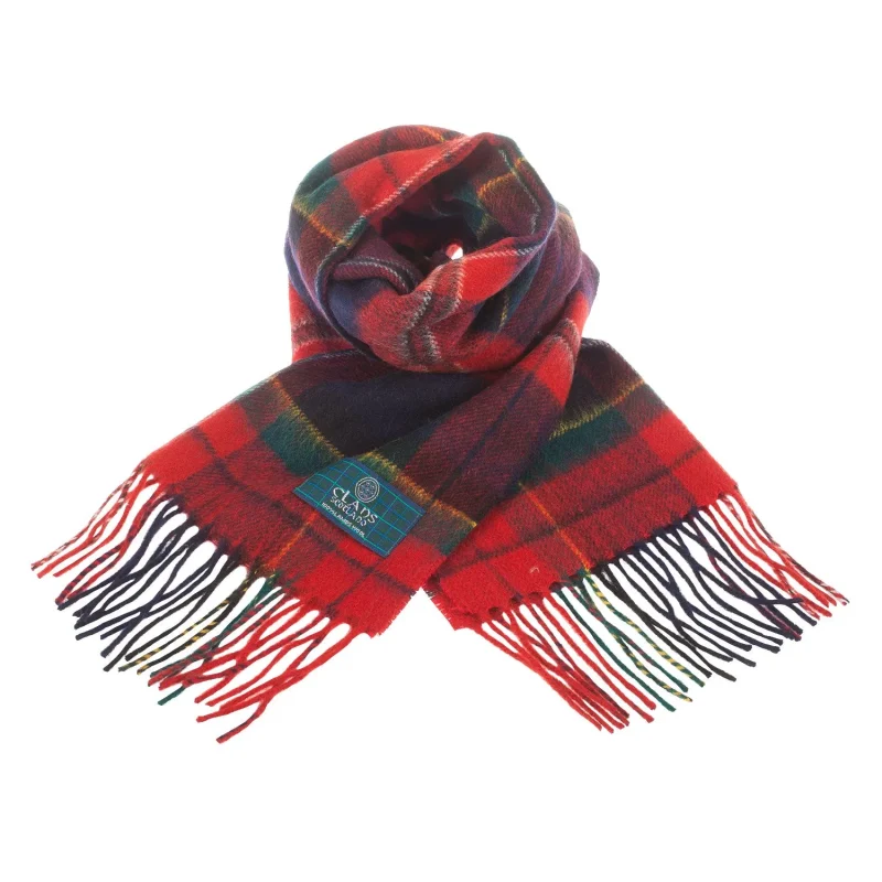 scottish macpherson clan tartan scarf lambswool