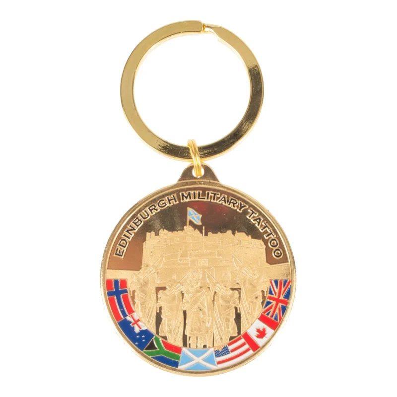 scottish military tattoo souvenir keyring