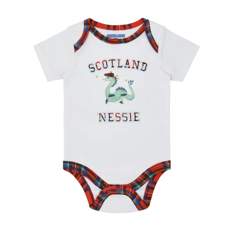 scottish nessie babygrow for kids