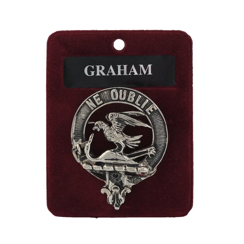 scottish pewter clan badge graham