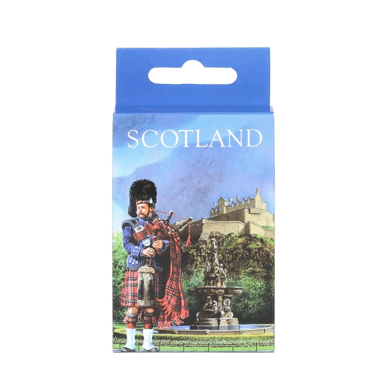 scottish piper design playing cards