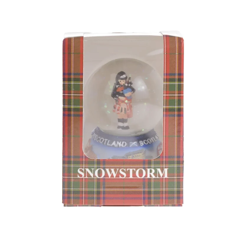 scottish piper snowstorm sweater