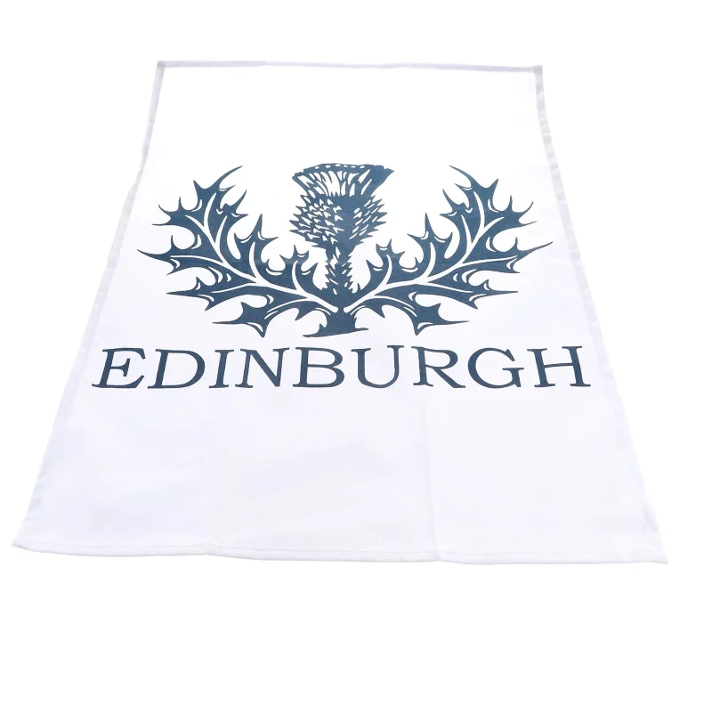 scottish place names tea towel