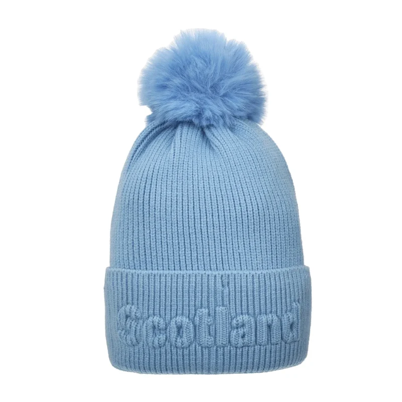 scottish pom beanie hat for birds