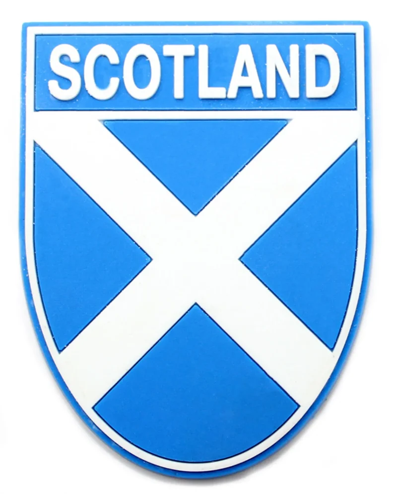 scottish pu shield with saltire emblem