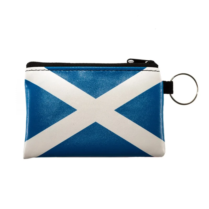 scottish saltire coin purse