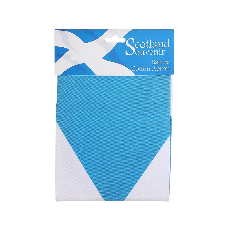 scottish saltire design apron