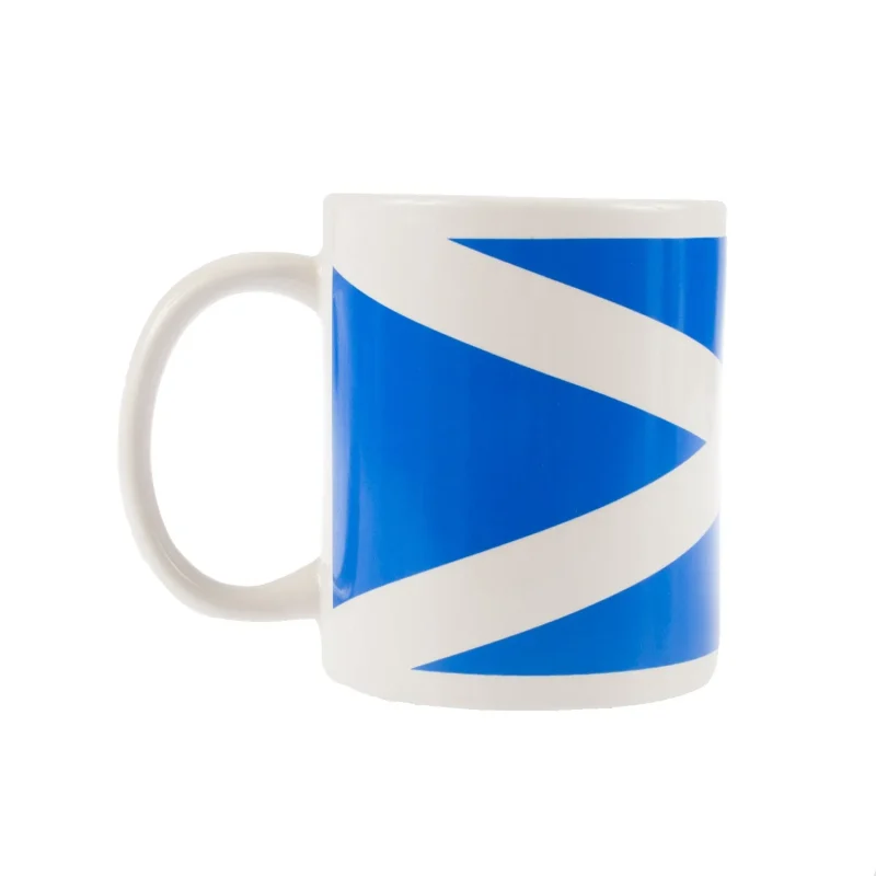 scottish saltire flag ceramic mug