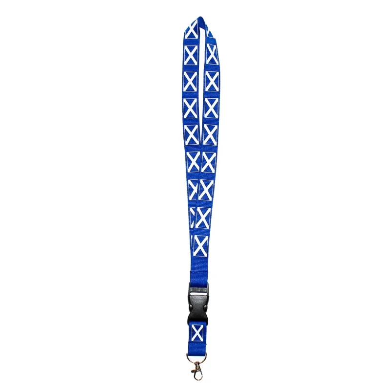 scottish saltire flag lanyard