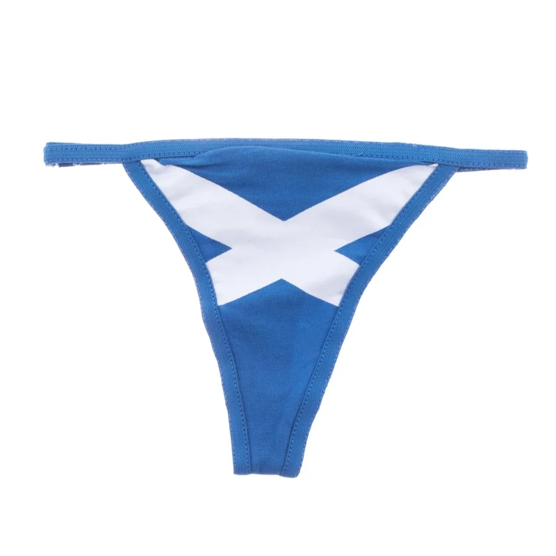 scottish saltire g string thong for women