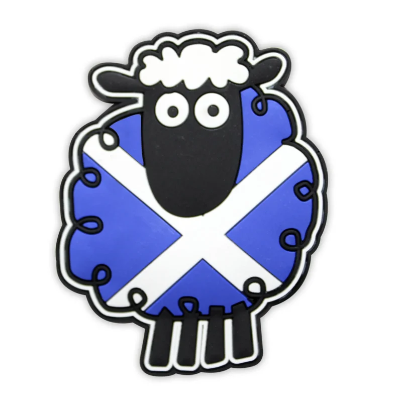 scottish sheep saltire magnet