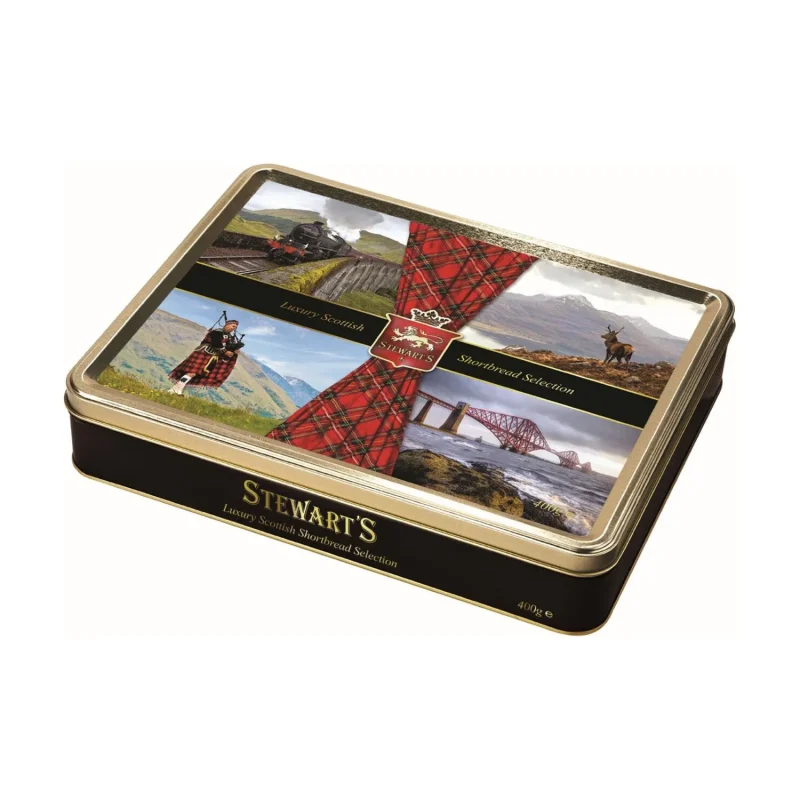 scottish shortbread tin collection by stewart s