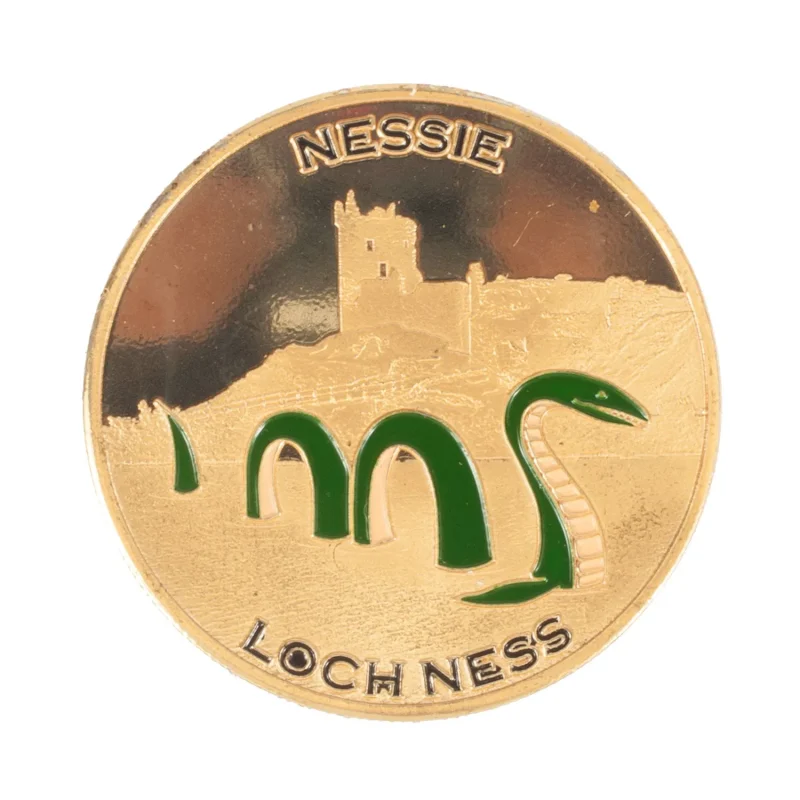 scottish souvenir coin nessie