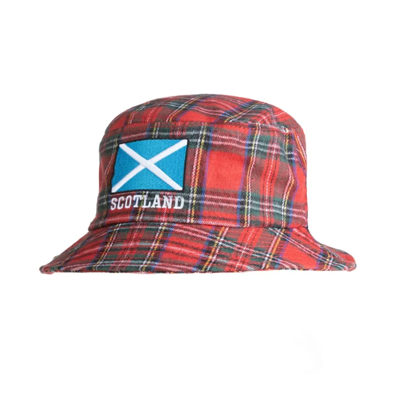 scottish tartan bucket hat for men women