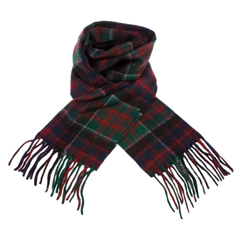 scottish tartan cashmere clan scarf macdonald of clanranald