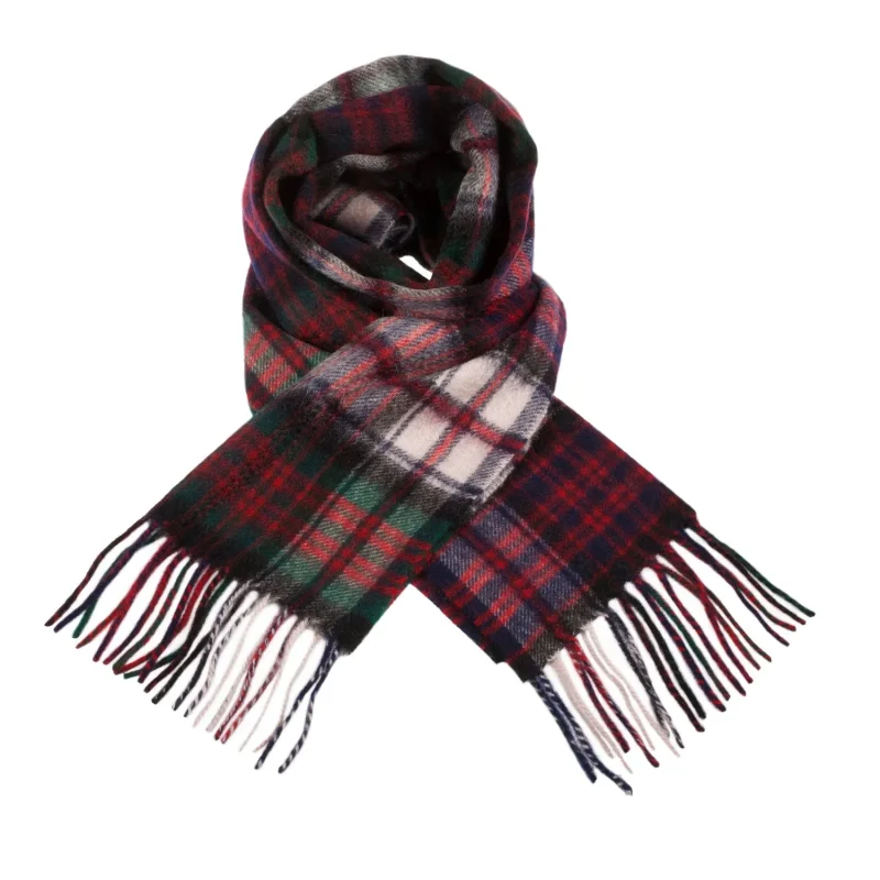 scottish tartan cashmere macdonald scarf