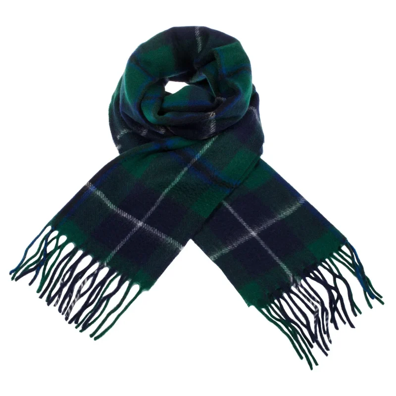 scottish tartan cashmere scarf clan douglas