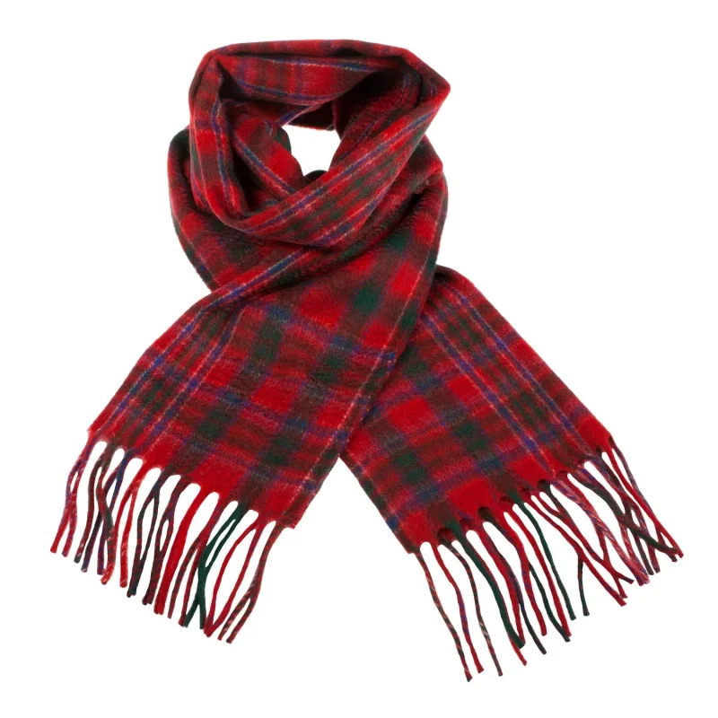 scottish tartan cashmere scarf macalister clan