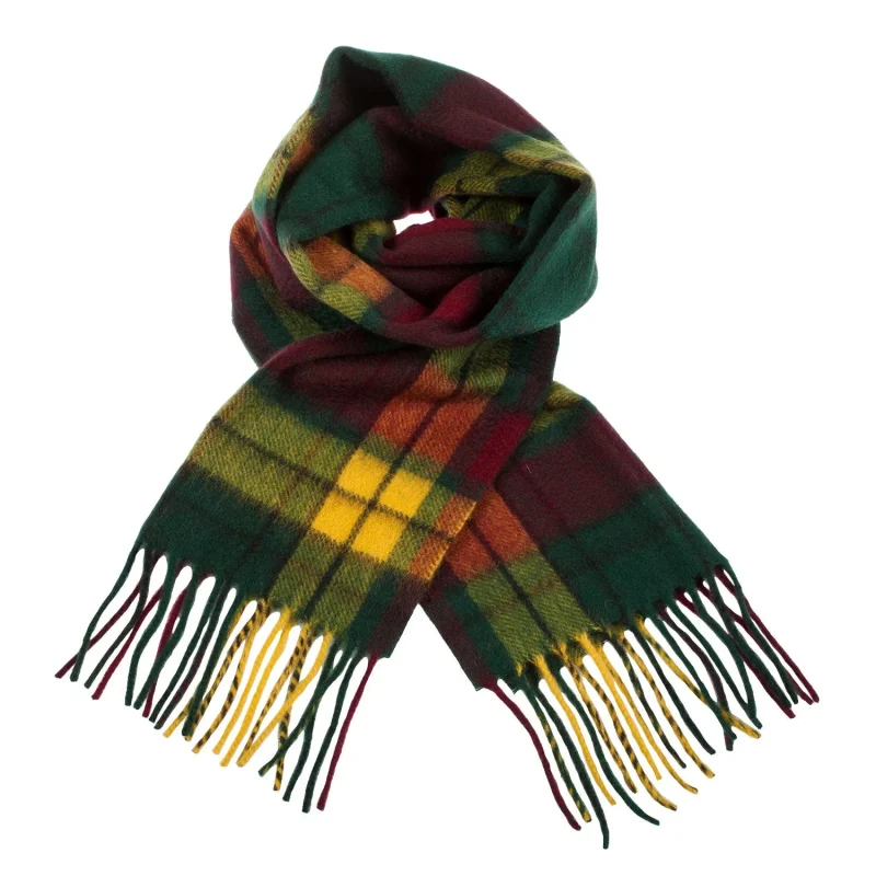 scottish tartan cashmere scarf macmillan clan