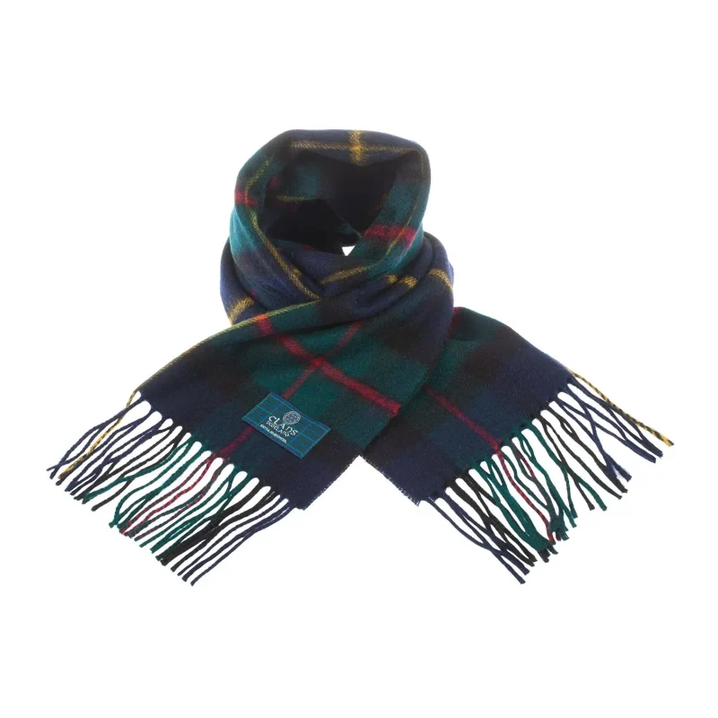 scottish tartan clan scarf macleod of harris lambswool