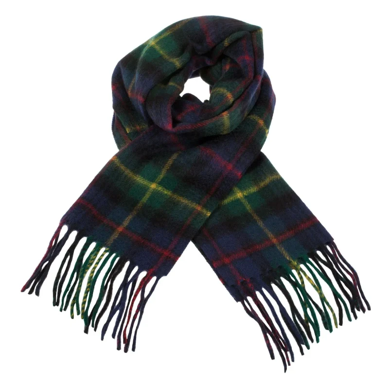 scottish tartan farquharson cashmere scarf