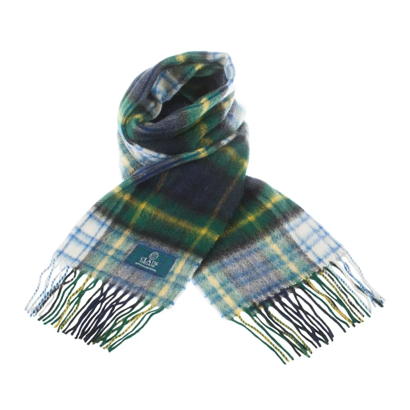 scottish tartan gordon lambswool scarf