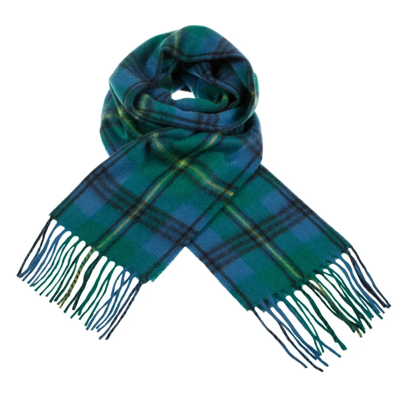 scottish tartan johnstone cashmere scarf ancient