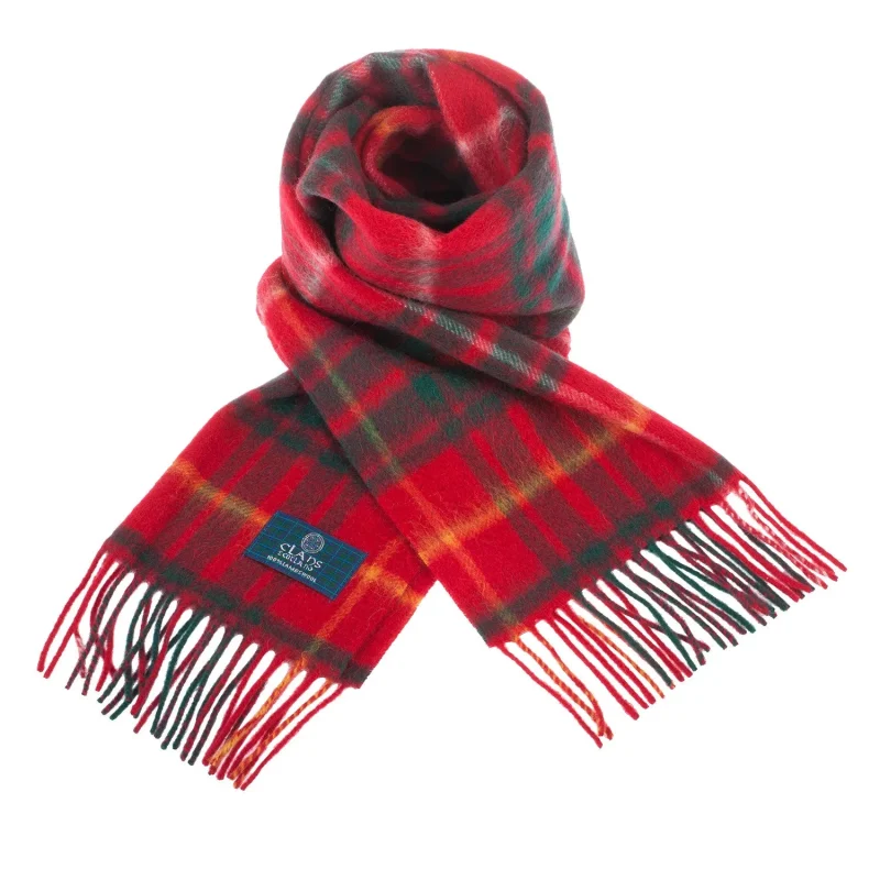 scottish tartan lambswool clan scarf bruce