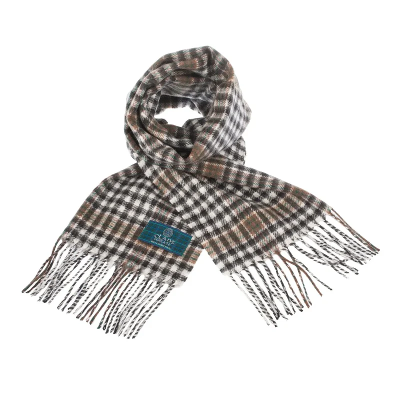 scottish tartan lambswool clan scarf burns check