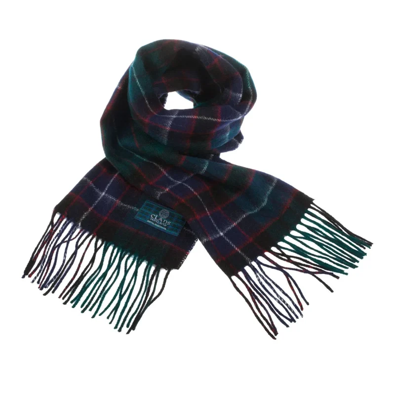 scottish tartan lambswool clan scarf hunter