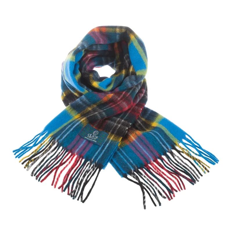 scottish tartan lambswool clan scarf macbeth