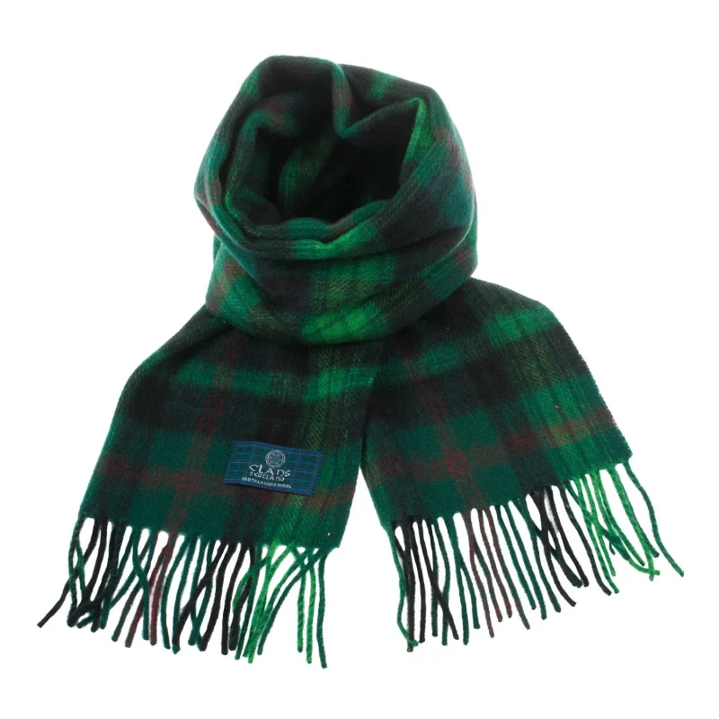 scottish tartan lambswool clan scarf ross hunting