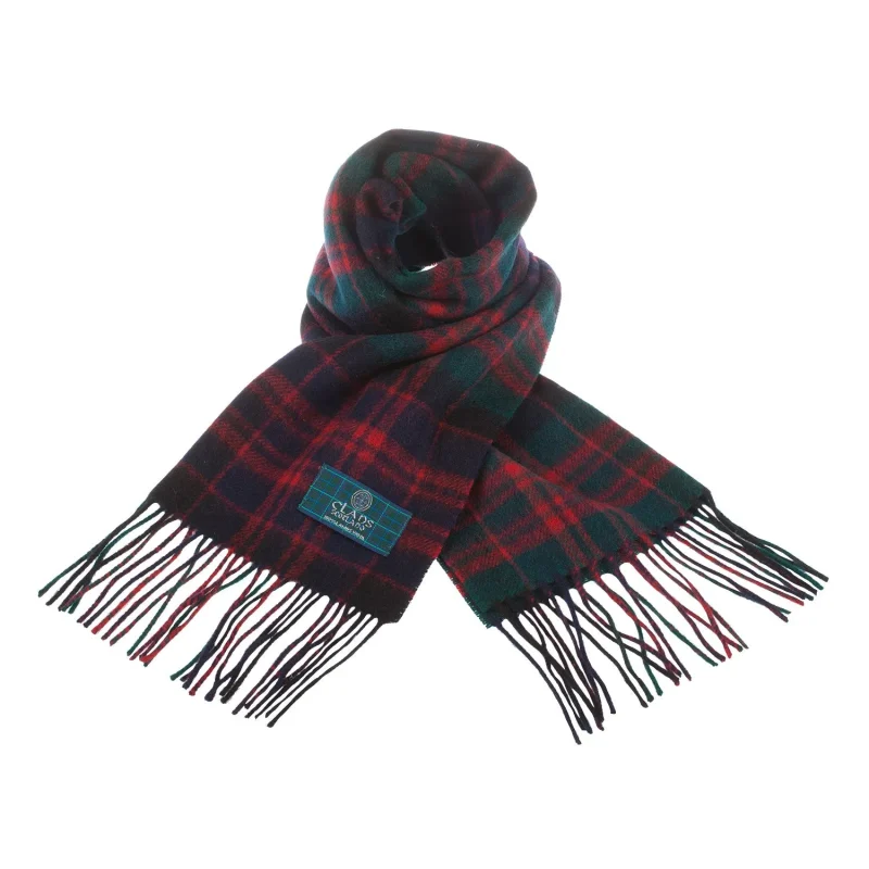 scottish tartan lambswool scarf macdonald clan