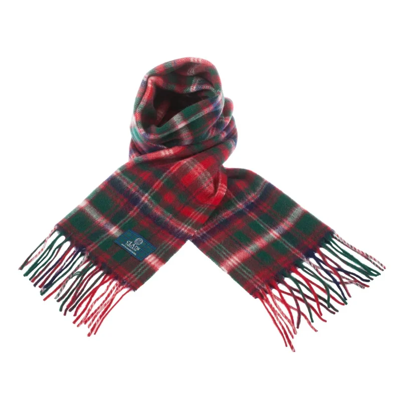 scottish tartan macdougall clan lambswool scarf