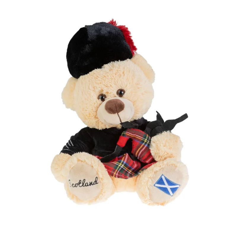 scottish tartan plush toy 25cm