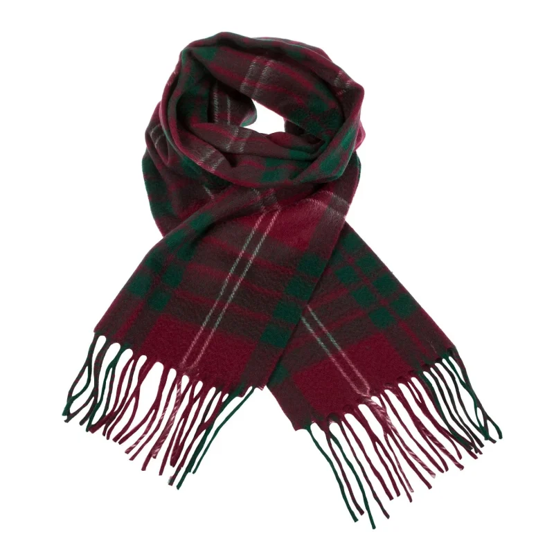 scottish tartan scarf cashmere clan crawford