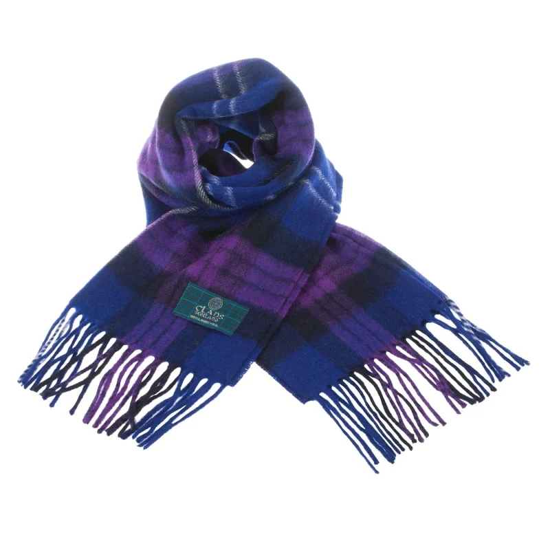 scottish tartan scarf lambswool clan heritage