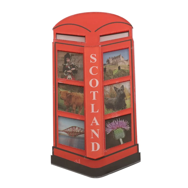 scottish telephone box refrigerator magnet