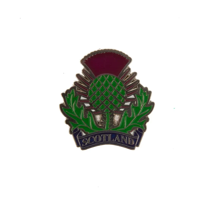 scottish thistle metal magnet