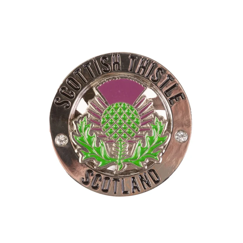 scottish thistle spinner magnet