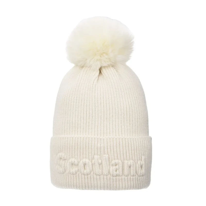 scottish turnup pom beanie for birds