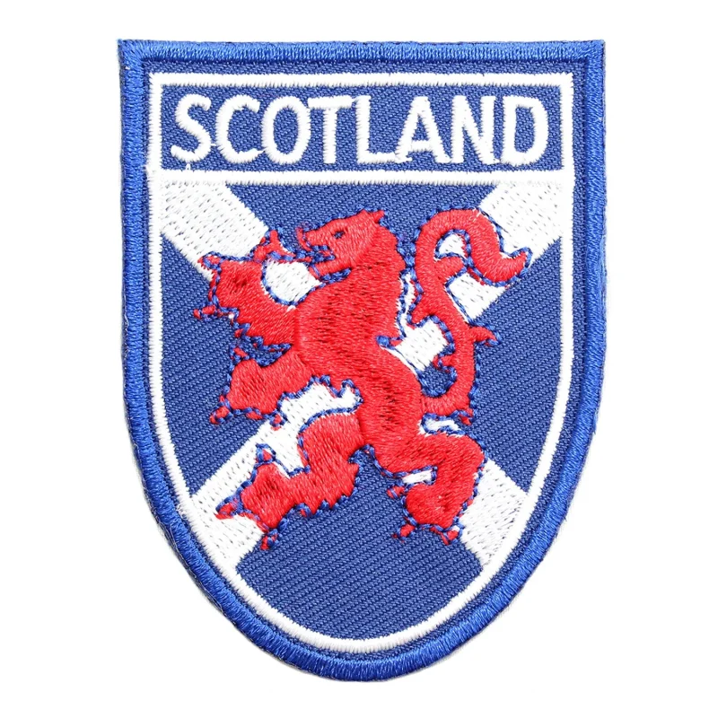 scottland patches saltire lion rampant