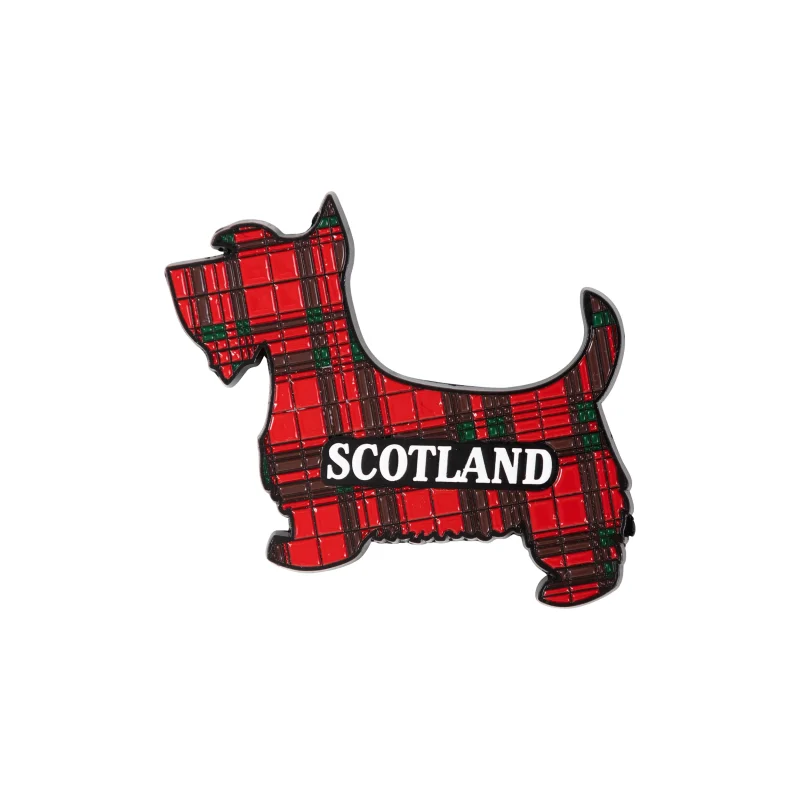 scotty dog metal magnet scotland