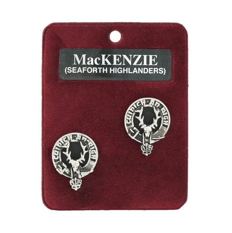 seaforth mackenzie art pewter cufflinks