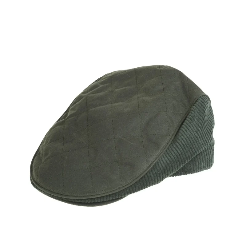 seamless waxed cord flat cap