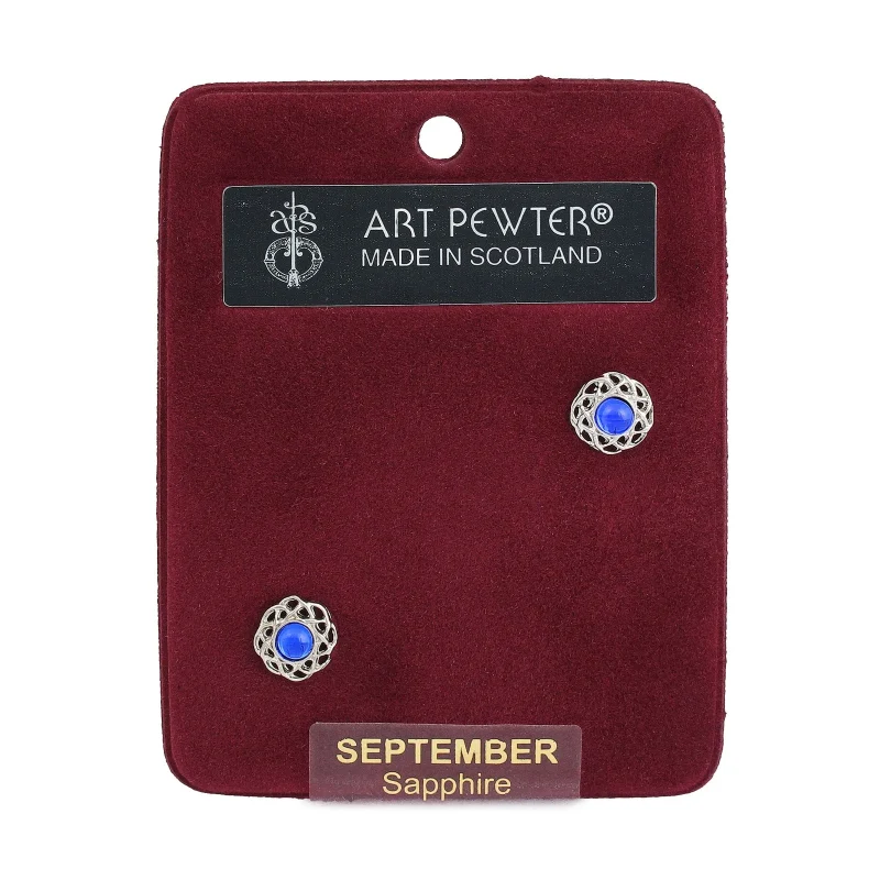 september art pewter earrings